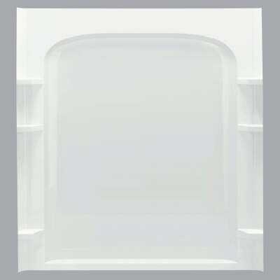 Sterling 60 In. W x 72-1/2 In. H White Vikrell Shower Back Wall